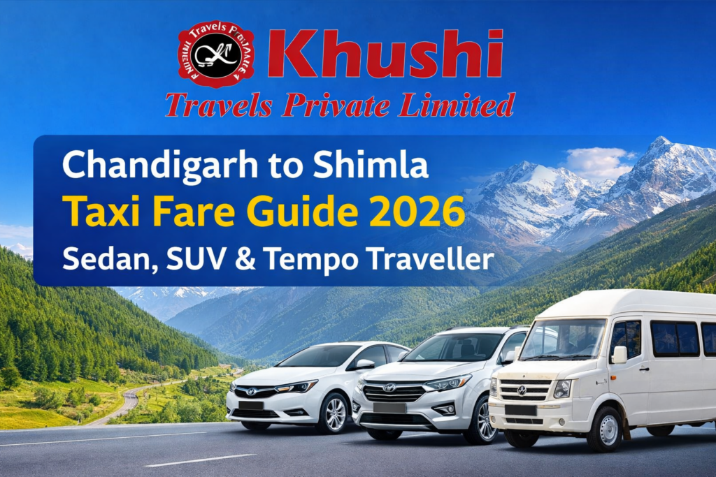 Chandigarh to Shimla Taxi