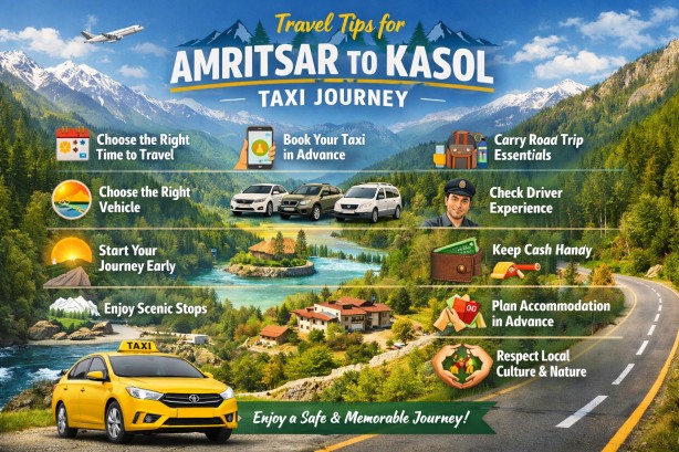 Amritsar to Kasol Cab