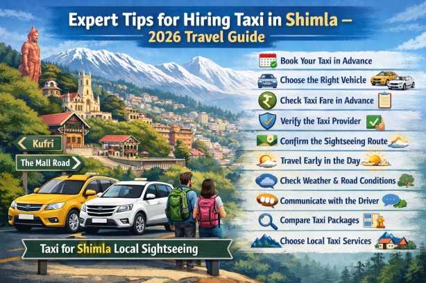 Taxi for Shimla Local Sightseeing